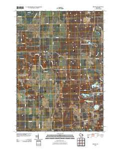 Brooks Wisconsin Historical topographic map, 1:24000 scale, 7.5 X 7.5 Minute, Year 2010