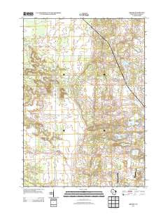 Brooks Wisconsin Historical topographic map, 1:24000 scale, 7.5 X 7.5 Minute, Year 2013