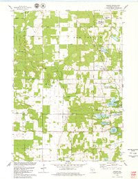 Brooks Wisconsin Historical topographic map, 1:24000 scale, 7.5 X 7.5 Minute, Year 1979