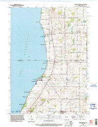 Brothertown Wisconsin Historical topographic map, 1:24000 scale, 7.5 X 7.5 Minute, Year 1992