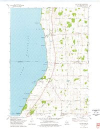 Brothertown Wisconsin Historical topographic map, 1:24000 scale, 7.5 X 7.5 Minute, Year 1974