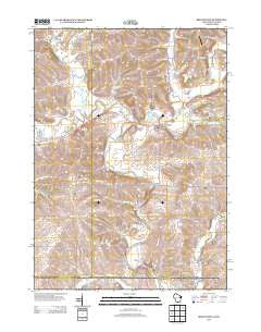 Browntown Wisconsin Historical topographic map, 1:24000 scale, 7.5 X 7.5 Minute, Year 2013