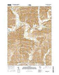 Browntown Wisconsin Current topographic map, 1:24000 scale, 7.5 X 7.5 Minute, Year 2016