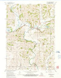 Browntown Wisconsin Historical topographic map, 1:24000 scale, 7.5 X 7.5 Minute, Year 1962