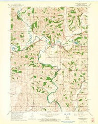 Browntown Wisconsin Historical topographic map, 1:24000 scale, 7.5 X 7.5 Minute, Year 1962