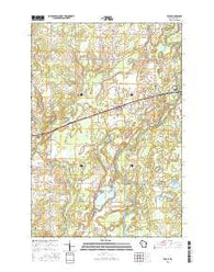 Bruce Wisconsin Current topographic map, 1:24000 scale, 7.5 X 7.5 Minute, Year 2015