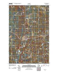 Brule Wisconsin Historical topographic map, 1:24000 scale, 7.5 X 7.5 Minute, Year 2010