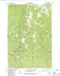 Brule Wisconsin Historical topographic map, 1:24000 scale, 7.5 X 7.5 Minute, Year 1984