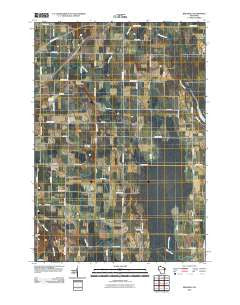 Brussels Wisconsin Historical topographic map, 1:24000 scale, 7.5 X 7.5 Minute, Year 2010