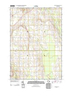 Brussels Wisconsin Historical topographic map, 1:24000 scale, 7.5 X 7.5 Minute, Year 2013
