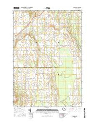 Brussels Wisconsin Current topographic map, 1:24000 scale, 7.5 X 7.5 Minute, Year 2015