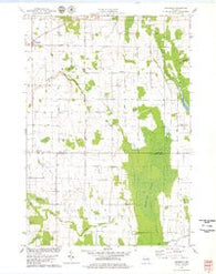 Brussels Wisconsin Historical topographic map, 1:24000 scale, 7.5 X 7.5 Minute, Year 1978