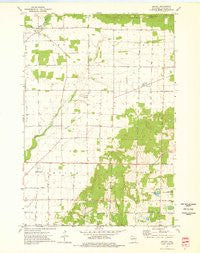 Bryant Wisconsin Historical topographic map, 1:24000 scale, 7.5 X 7.5 Minute, Year 1973