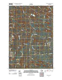 Burney Lake Wisconsin Historical topographic map, 1:24000 scale, 7.5 X 7.5 Minute, Year 2010