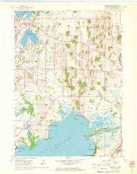 Busseyville Wisconsin Historical topographic map, 1:24000 scale, 7.5 X 7.5 Minute, Year 1961