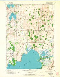 Busseyville Wisconsin Historical topographic map, 1:24000 scale, 7.5 X 7.5 Minute, Year 1961