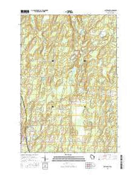 Butternut Wisconsin Current topographic map, 1:24000 scale, 7.5 X 7.5 Minute, Year 2015