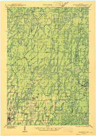 Butternut Wisconsin Historical topographic map, 1:48000 scale, 15 X 15 Minute, Year 1947