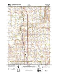 Byron Wisconsin Historical topographic map, 1:24000 scale, 7.5 X 7.5 Minute, Year 2013