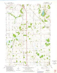 Byron Wisconsin Historical topographic map, 1:24000 scale, 7.5 X 7.5 Minute, Year 1974