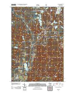 Cable Wisconsin Historical topographic map, 1:24000 scale, 7.5 X 7.5 Minute, Year 2011