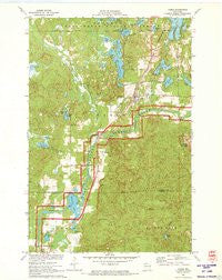 Cable Wisconsin Historical topographic map, 1:24000 scale, 7.5 X 7.5 Minute, Year 1971