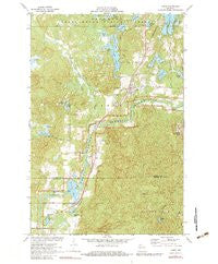 Cable Wisconsin Historical topographic map, 1:24000 scale, 7.5 X 7.5 Minute, Year 1971