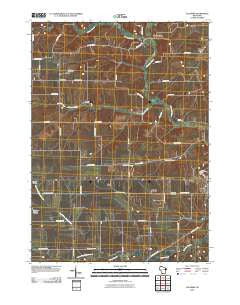 Calamine Wisconsin Historical topographic map, 1:24000 scale, 7.5 X 7.5 Minute, Year 2010