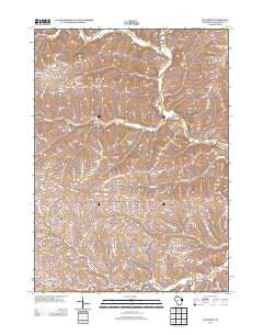 Calamine Wisconsin Historical topographic map, 1:24000 scale, 7.5 X 7.5 Minute, Year 2013