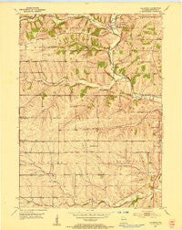 Calamine Wisconsin Historical topographic map, 1:24000 scale, 7.5 X 7.5 Minute, Year 1952