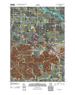 Camp Douglas Wisconsin Historical topographic map, 1:24000 scale, 7.5 X 7.5 Minute, Year 2010
