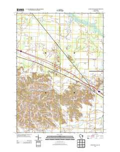 Camp Douglas Wisconsin Historical topographic map, 1:24000 scale, 7.5 X 7.5 Minute, Year 2013