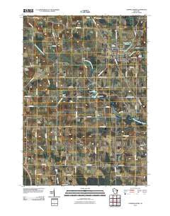 Campbellsport Wisconsin Historical topographic map, 1:24000 scale, 7.5 X 7.5 Minute, Year 2010