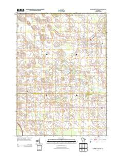 Campbellsport Wisconsin Historical topographic map, 1:24000 scale, 7.5 X 7.5 Minute, Year 2013