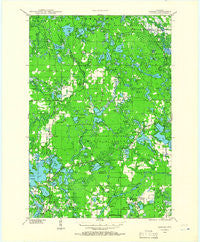 Cassian Wisconsin Historical topographic map, 1:48000 scale, 15 X 15 Minute, Year 1939