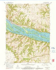 Cassville Wisconsin Historical topographic map, 1:24000 scale, 7.5 X 7.5 Minute, Year 1955