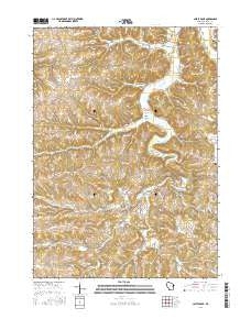 Castle Rock Wisconsin Current topographic map, 1:24000 scale, 7.5 X 7.5 Minute, Year 2016