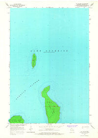 Cat Island Wisconsin Historical topographic map, 1:24000 scale, 7.5 X 7.5 Minute, Year 1963