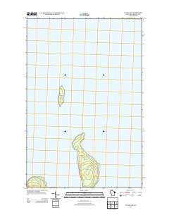 Cat Island Wisconsin Historical topographic map, 1:24000 scale, 7.5 X 7.5 Minute, Year 2013