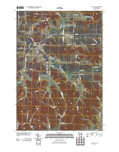 Cataract Wisconsin Historical topographic map, 1:24000 scale, 7.5 X 7.5 Minute, Year 2010