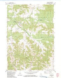 Cataract Wisconsin Historical topographic map, 1:24000 scale, 7.5 X 7.5 Minute, Year 1983