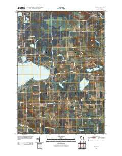 Cecil Wisconsin Historical topographic map, 1:24000 scale, 7.5 X 7.5 Minute, Year 2010