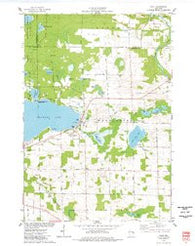 Cecil Wisconsin Historical topographic map, 1:24000 scale, 7.5 X 7.5 Minute, Year 1974