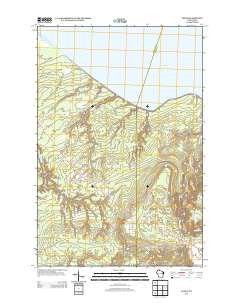 Cedar Wisconsin Historical topographic map, 1:24000 scale, 7.5 X 7.5 Minute, Year 2013