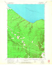 Cedar Wisconsin Historical topographic map, 1:24000 scale, 7.5 X 7.5 Minute, Year 1964
