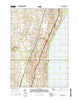 Cedar Grove Wisconsin Current topographic map, 1:24000 scale, 7.5 X 7.5 Minute, Year 2016