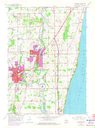 Cedarburg Wisconsin Historical topographic map, 1:24000 scale, 7.5 X 7.5 Minute, Year 1959