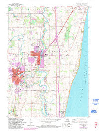 Cedarburg Wisconsin Historical topographic map, 1:24000 scale, 7.5 X 7.5 Minute, Year 1959