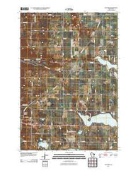 Centuria Wisconsin Historical topographic map, 1:24000 scale, 7.5 X 7.5 Minute, Year 2010