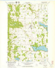 Centuria Wisconsin Historical topographic map, 1:24000 scale, 7.5 X 7.5 Minute, Year 1978